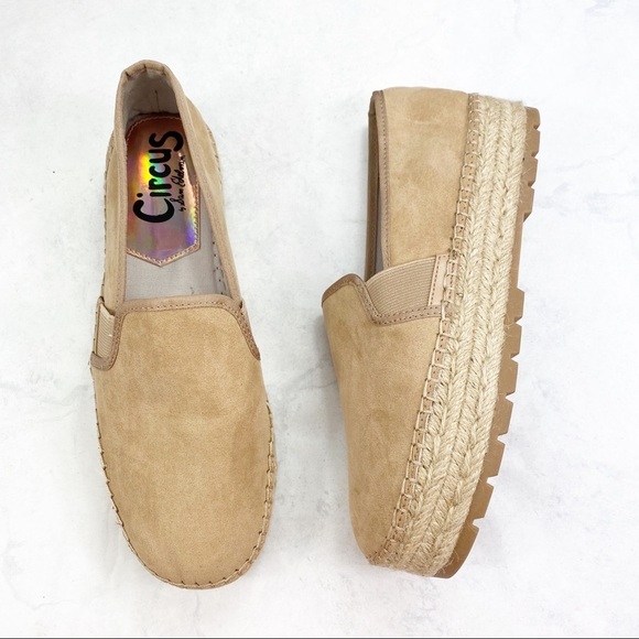 [Sam Edelman] Classic Tan Slip-On Espadrille - Picture 1 of 4
